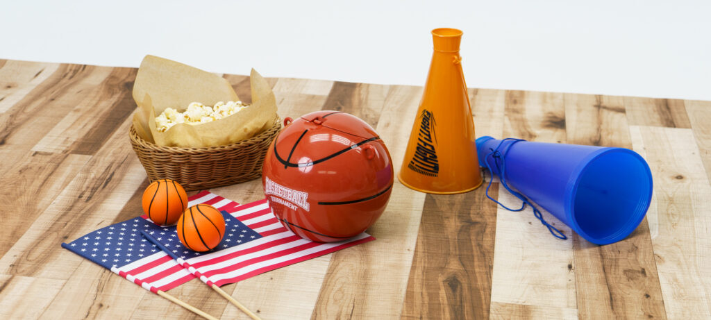 バスケットボール型ポップコーンバスケット