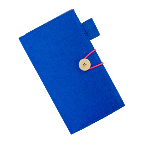 パスポートケース　ブルー