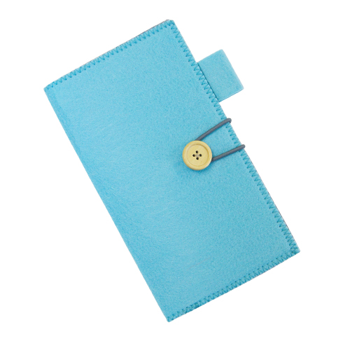 パスポートケース　ライトブルー